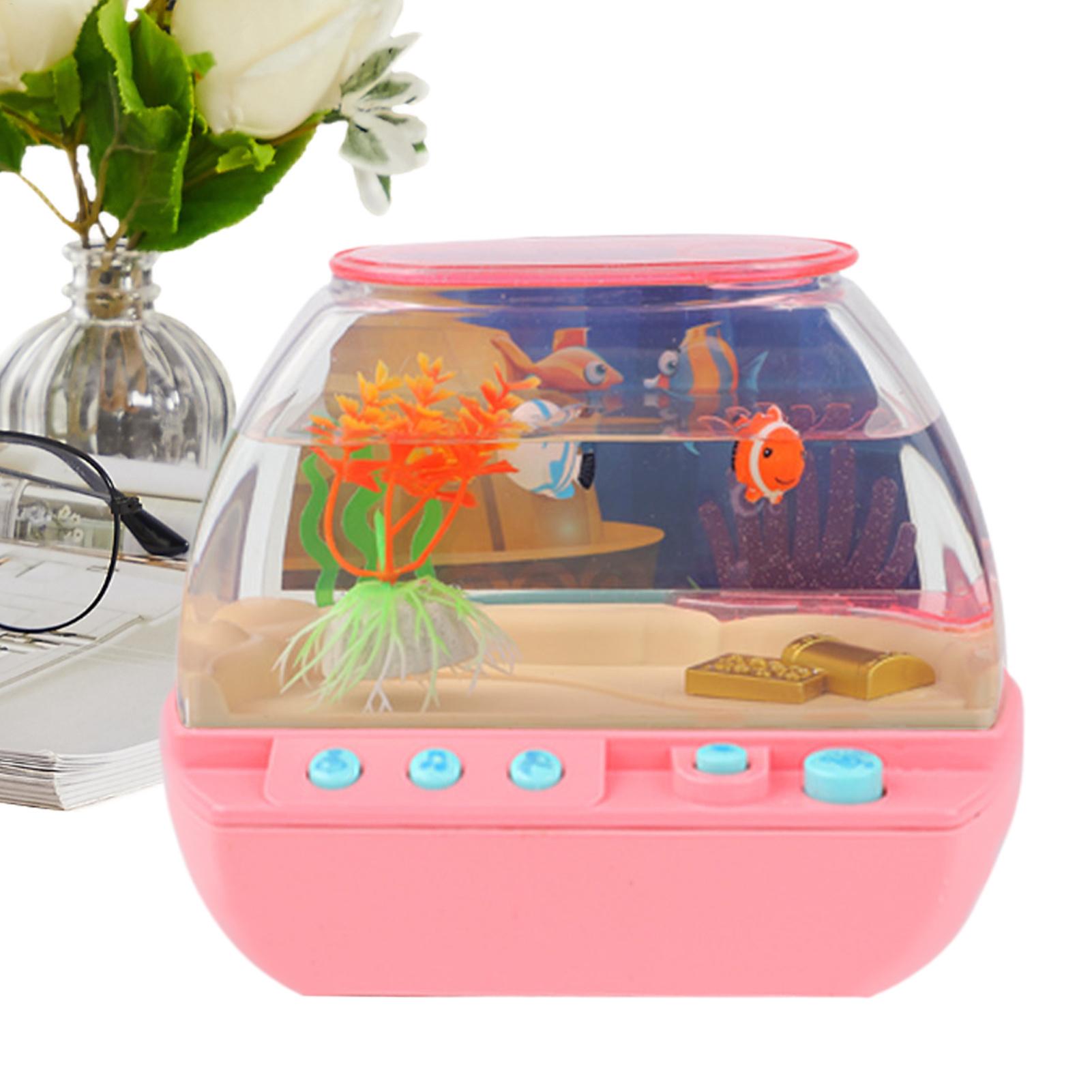 Lighting Decor Bedroom - Aquarium jouet décoratif avec musique et