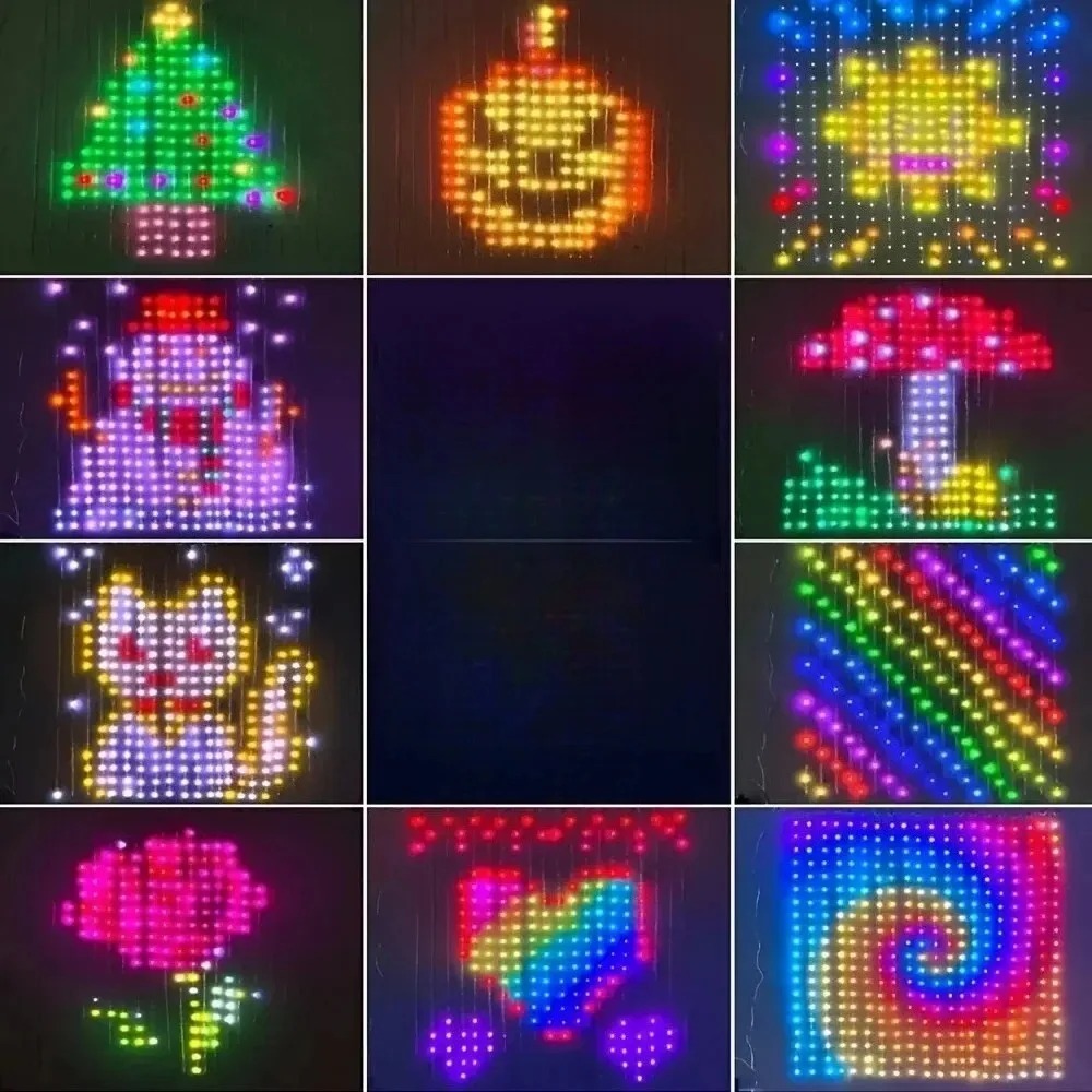 Rideaux lumineux à LED avec co - Lighting Christmas Decor avis et prix