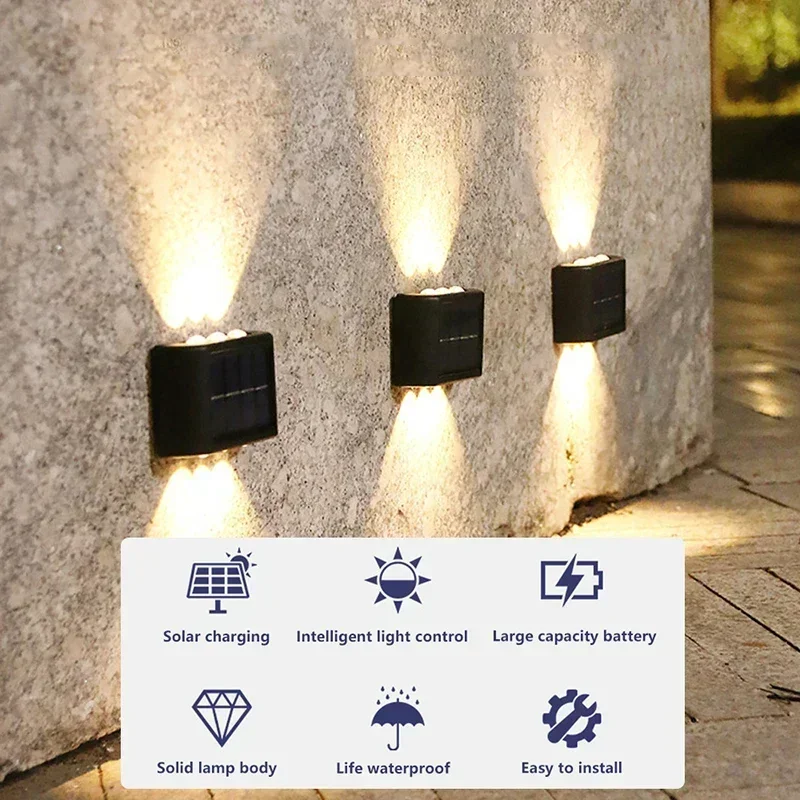 Lampe solaire LED extérieure é - Up Lighting Decor avis et prix