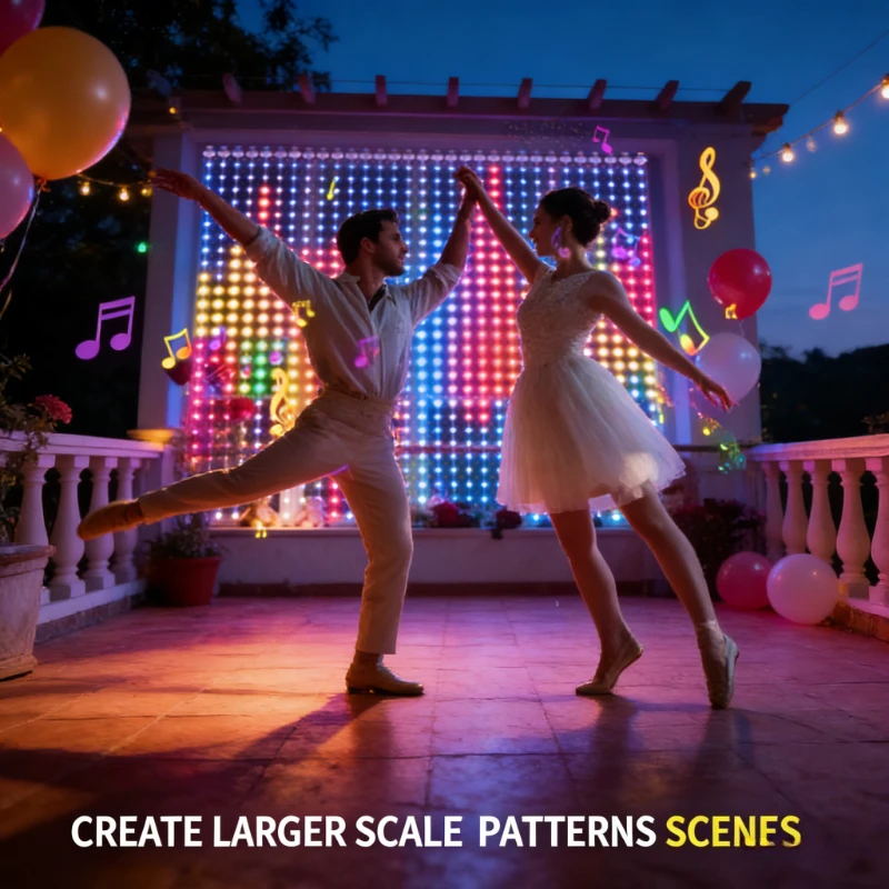 Rideaux lumineux intelligents  - Lighting Christmas Decor avis et prix