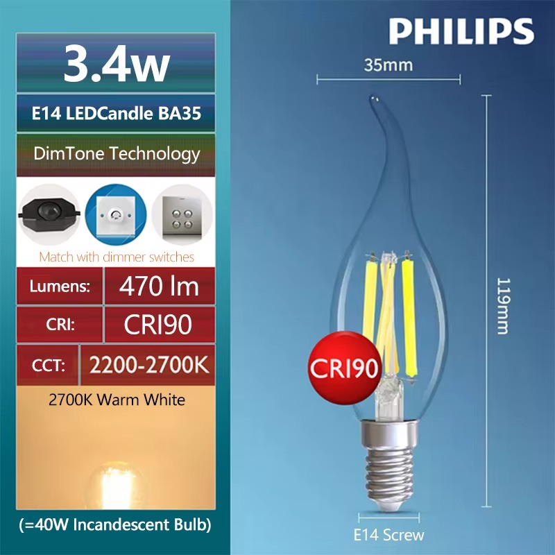 Ampoules à filament LED PHILIP - Philips Bulb Led Classic avis et prix
