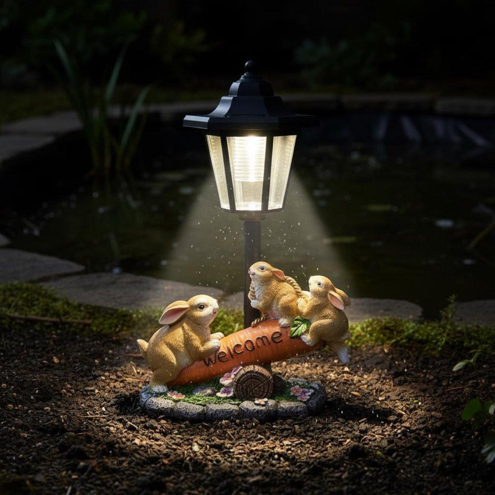 Statue de Lapin Solaire Décora - Lighting Decoration Ideas avis et prix