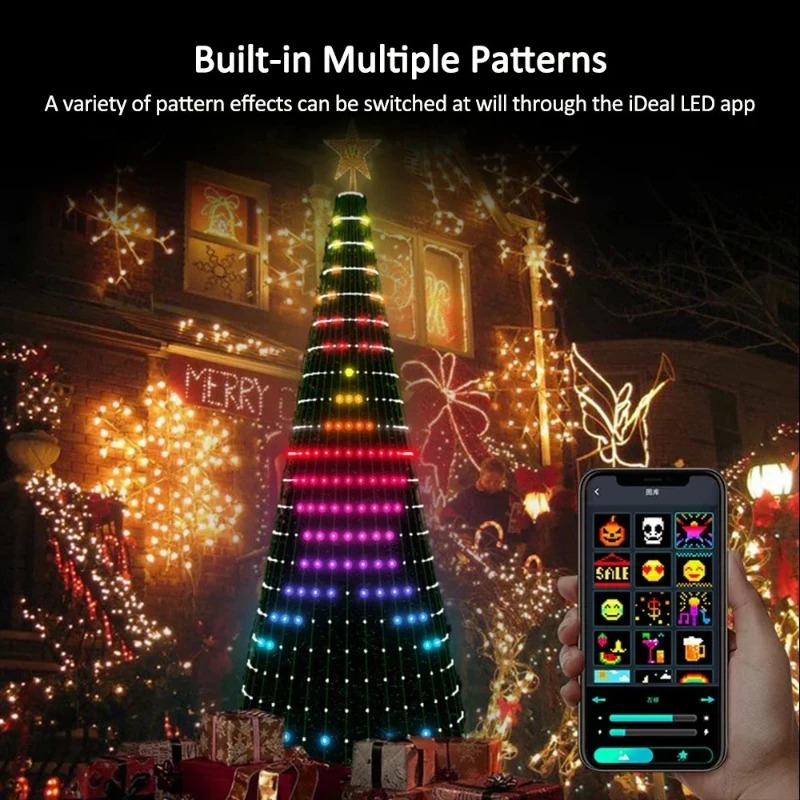 Guirlandes lumineuses LED RGB  - Lighting Christmas Decor avis et prix