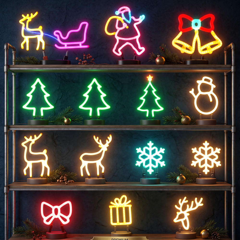 Décoration de Noël : Enseigne  - Lighting Christmas Decor avis et prix