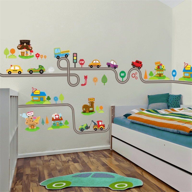 Autocollants muraux de voiture - Lighting Mcqueen Bedroom Decor avis et prix