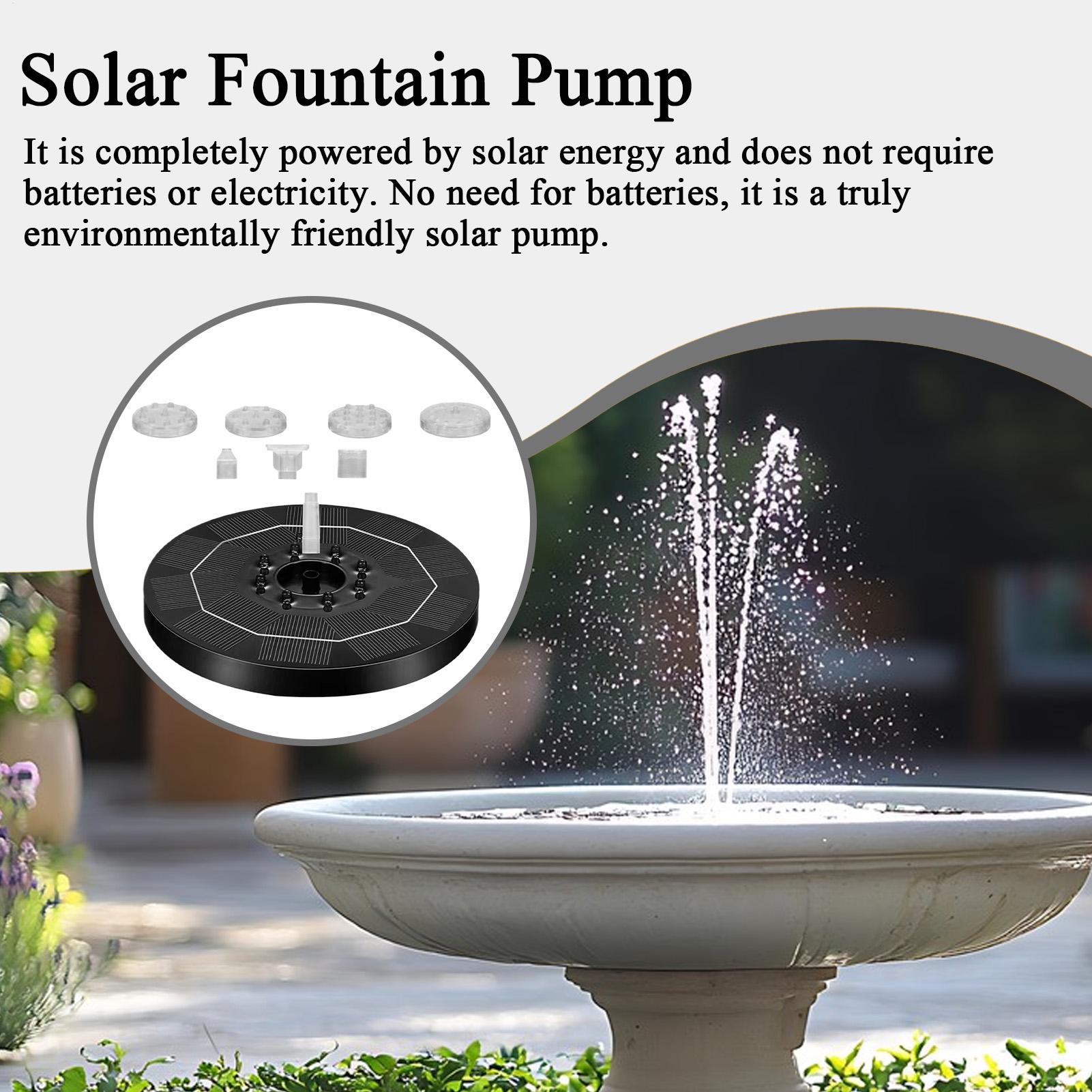 Pompe de fontaine solaire régl - Up Lighting Decor avis et prix