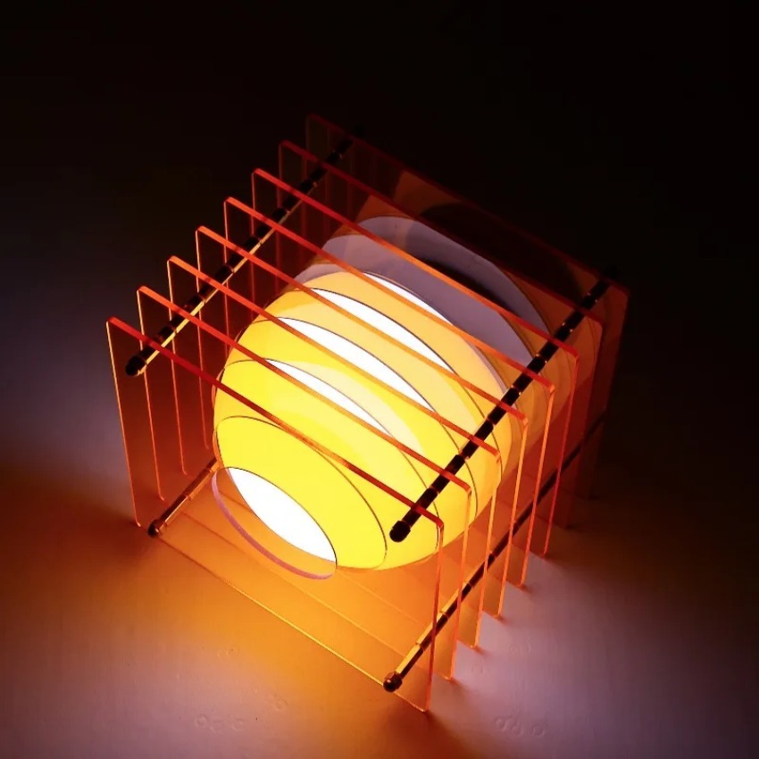Lampe lune DIY en acrylique à  - Lighting Decoration Ideas avis et prix